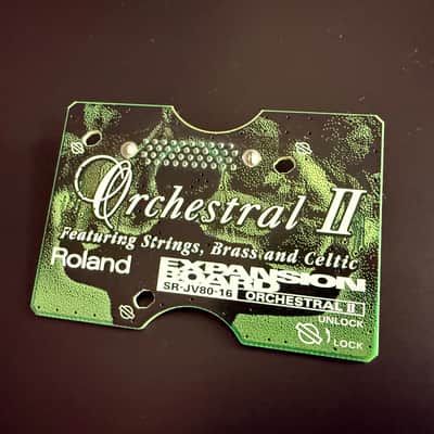 Roland SR-JV80-16 Orchestral II Expansion Board 1990s - Green