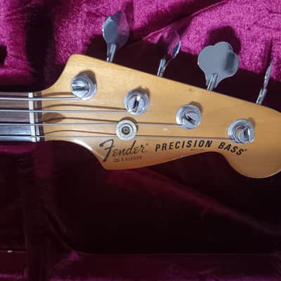 Fender Precision Bass Guitar 1978-1979 - Cherry Burst image 15
