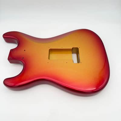 Warmoth Stratocaster Body Alder Sparkle Burst bb545 image 6