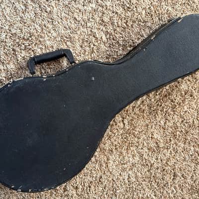 Gibson? Model F style Hard Shell Mando Case 70’s-80’s - Black/Purple image 2