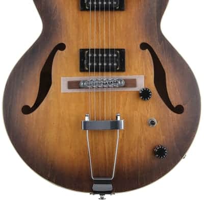 Ibanez Artcore AF55 Hollowbody Electric Guitar - Tobacco Flat image 2