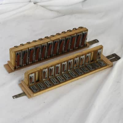 Hohner Accordion Part - Bass Reeds 3 Blocks 5 x 12 (12" x 3" x 1.75") image 1