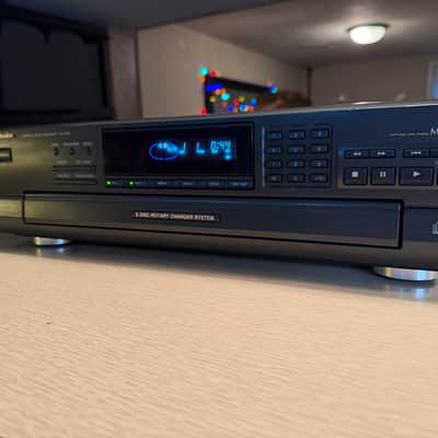 Technics SL-PD8 5 Disc CD Changer Player MASH Optical Out Remote New Belts Works image 3