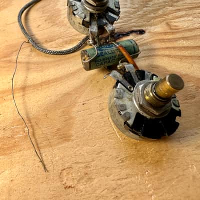 1948 Gibson Wiring Harness - IRC 500k Pots - Solar .02 Cap - Switchcraft Jack - Vintage Guitar 1940’s 1950’s Lap Steel Archtop ES-300 ES-350 image 6