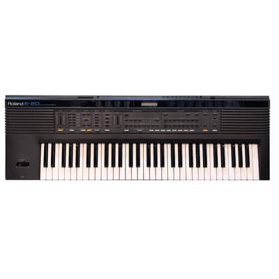Teclado sintetizador vintage Roland E20 image 1