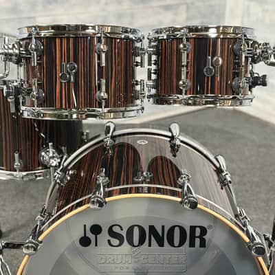 Sonor SQ2 Beech 5pc Drum Set Ebony Gloss image 2