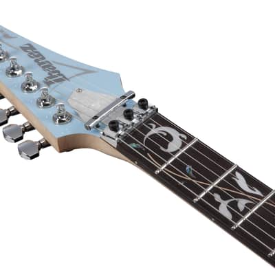 Ibanez Steve Vai "PIA" Signature Edition E-Gitarre 6 String - Blue Powder + Case image 2