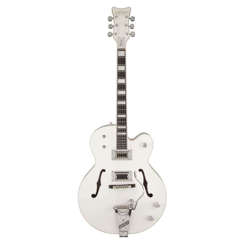 Gretsch G7593T Billy Duffy Signature Falcon 6-String Right-Handed Electric Guitar with Bigsby Tailpiece and Ebony Fingerboard (White Lacquer) image 1