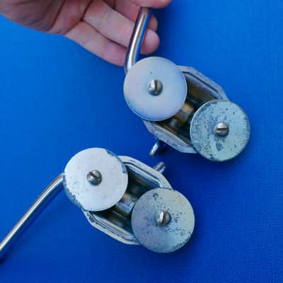 Ludwig Super Classic Folding Bass Drum Spurs Complete 60s image 6
