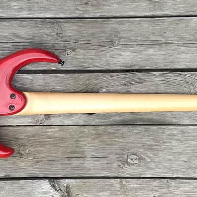 2000 Tobias Toby Deluxe 4 Trans Red lefty image 6