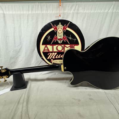 D'Angelico EX-SS Excel SS Singlecut Semi-Hollowbody Guitar with Case 2022 - Black image 9