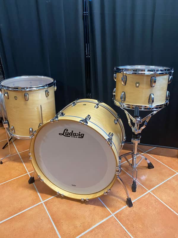 Ludwig Legacy Maple 22" - 12" - 16" 2010's - Natural Maple Gloss image 1