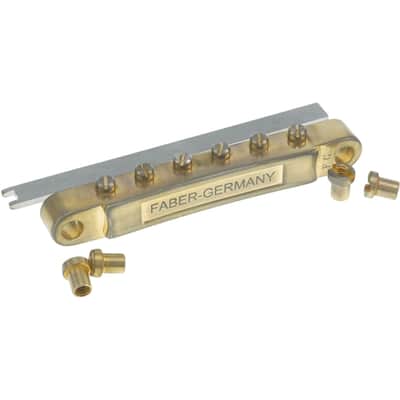 Faber ABRLB-GA ABRL Bridge, pat. pend. Locking System, SOLID BELL BRASS, Aged gold image 2