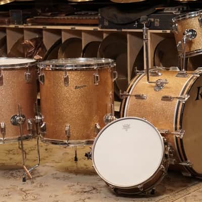 Immagine Rogers 13/16/16/22/5x14" PowerTone Drum Set - 1960s Champagne Sparkle - 3