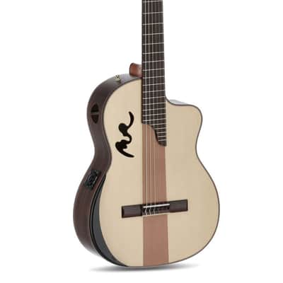 Manuel Rodriguez Cortado Indian Rosewood 4/4 Satin E-Acoustic Cutaway (501460) image 4