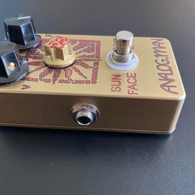 Analogman Sun Face Red Dot NKT-275 Germanium Fuzz with Sun Dial 2002 - 2015 Gold image 5