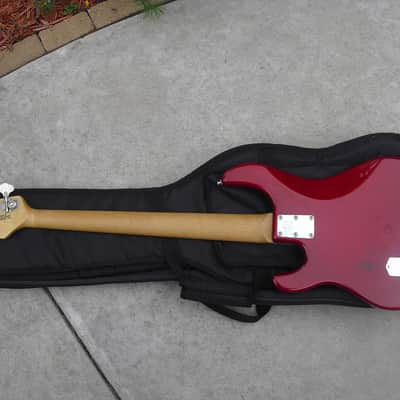 Musicman StingRay 5 string bass H 1993 Candy Red image 12