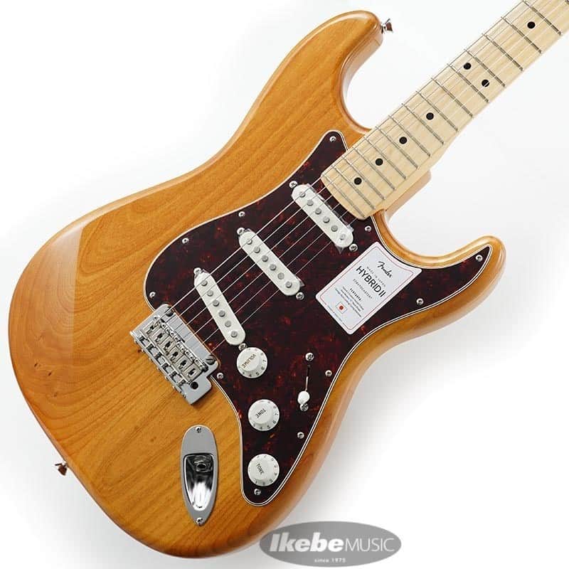 Fender Made in Japan Made in Japan Hybrid II Stratocaster (Vintage Natural/Maple) image 1