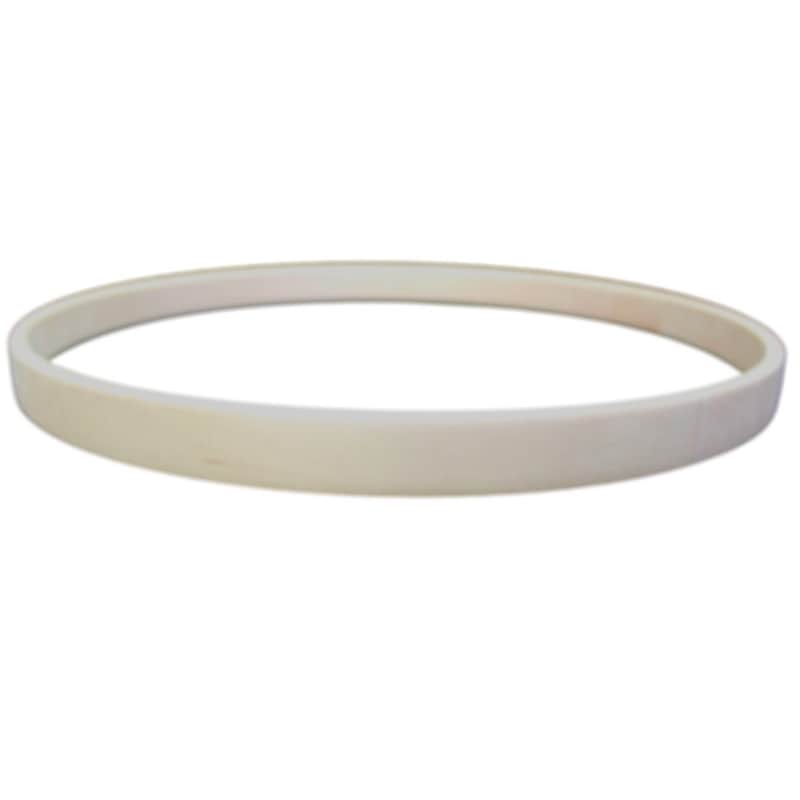 WORLDMAX 24" raw BD Hoop. Available in sizes 16-24" 1.5" height with rounded edge image 1