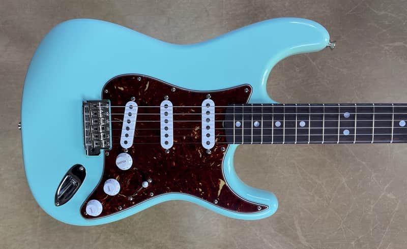 Fender Custom Shop Strat NOS '65 Stratocaster Surf Green Guitar image 1