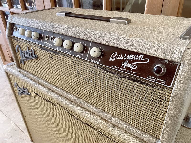 Fender Bassman 6G6-B - Brownface 1963 - Blond image 1