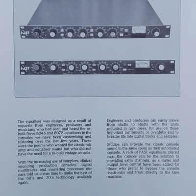 Pair of Neve 31105 Mic Pre/EQ with power supply by PAST image 6