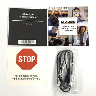 M-Audio M-Track Solo USB Audio Interface Black From Japan image 9
