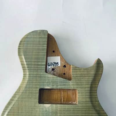 Alder Wood 5 String Bass Body with Tiger Maple Top image 5