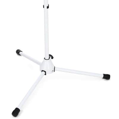 Yamaha HS8 8 inch Powered Studio Monitor - White Bundle with On-Stage MS7801W Tripod Boom Microphone Stand - White image 2