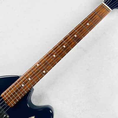 Teisco MQ-56 May Queen Reissue 1999 - Navy Blue image 8