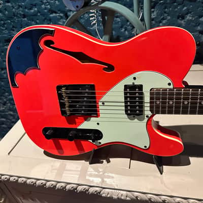 Partscaster Tele Thinline 2022 - Fiesta Red image 5