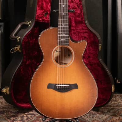 Taylor Builder's Edition 652ce 12-String Grand Concert Acoustic/Electric Guitar - Wild Honey Burst with Hardshell Case image 16