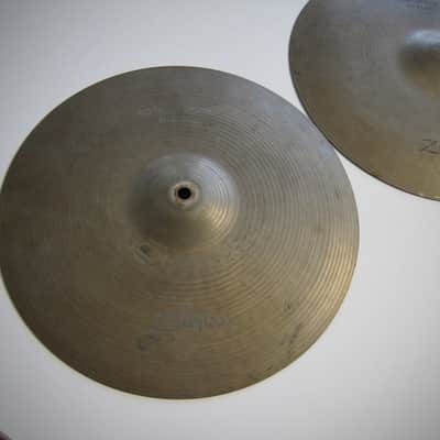 Zildjian Hi Hat Cymbals Beautiful Set of Two Circa-1970s-Gold image 2