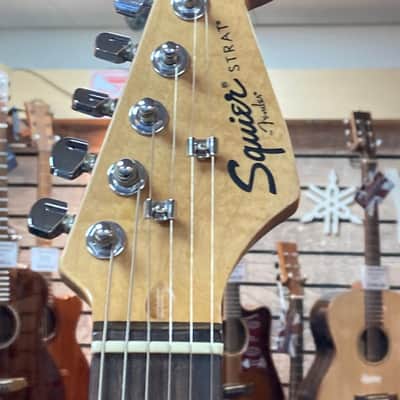 Squier by Fender Stratocaster Electric Guitar - Black image 3