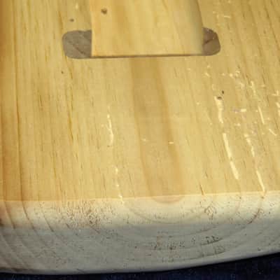 Aged Barnwood Pine Strat Style body - 2lbs11oz #3683  *IMPORT CHARGES INCLUDED image 8