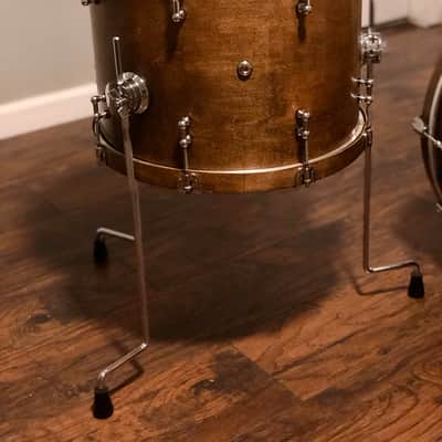 MapleWorks custom Maple drum set wood hoops tube lugs Keller Maple Ayotte C&C SJC image 8