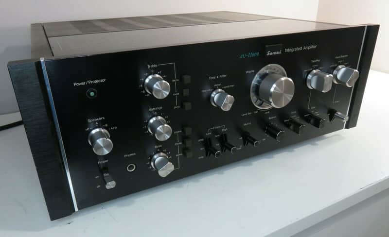 SANSUI AU-11000 INTEGRATED AMPLIFIER WORKS PERFECT SERVICED FULLY RECAPPED image 1