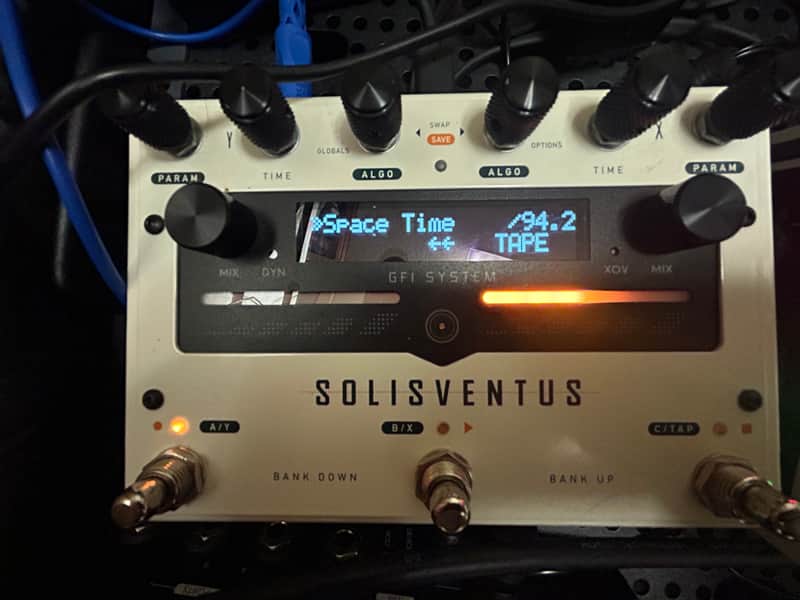 GFI System GFI System Solis Ventus Dual‐Engine Delay and Reverb Pedal 2025 White image 1