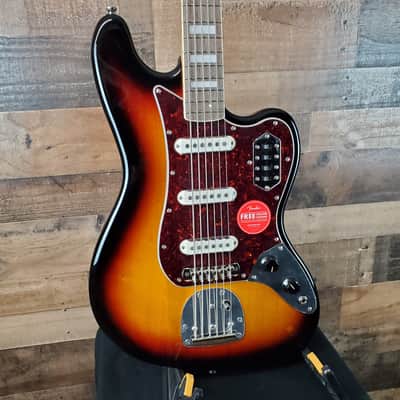 Squier Classic Vibe Bass VI Guitar, 3-tone Sunburst #629 image 1