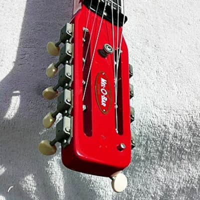 Vintage USA 1967 Mosrite Smith Guitar Mel-O-Bar Electric Slide Guitar Serial #128 - Rare Red Finish image 21