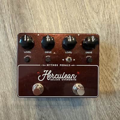 Mythos Pedals Herculean Deluxe Overdrive 2024 - Oxblood image 1