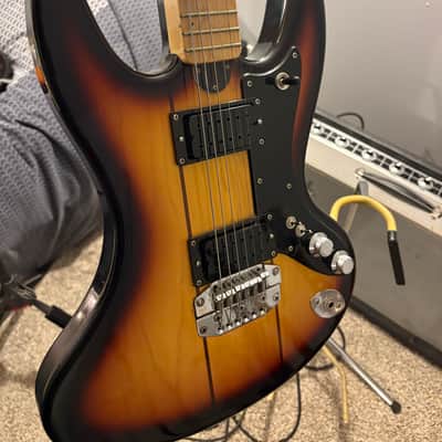 Fury Baritone guitar rare one off build 1984 all original image 5