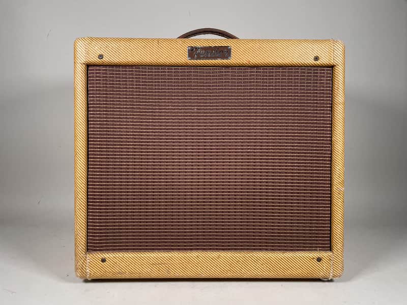 1958 Fender 5F2-A Princeton Tweed 1x8" Guitar Combo Amp image 1
