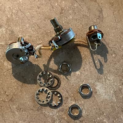 1965 Fender Jazz Precision Mustang guitar bass pots harness jack image 1