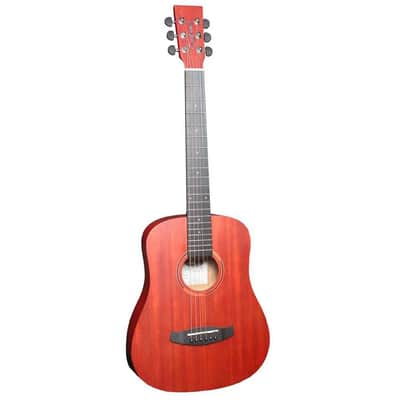 Tanglewood TWR TR Roadster Travel Guitar, Red image 2