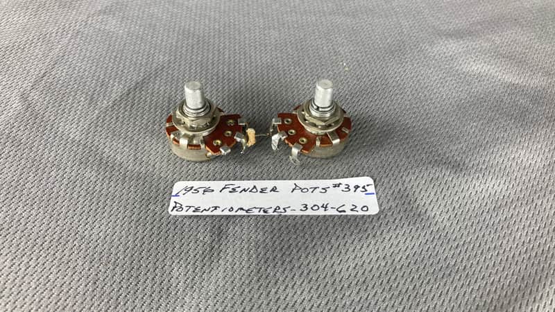 1956 Fender Pots-Potentiometer(#395) 250k- 304-620 Telecaster Esquire Duo-Sonic Musicmaster Precision Bass image 1