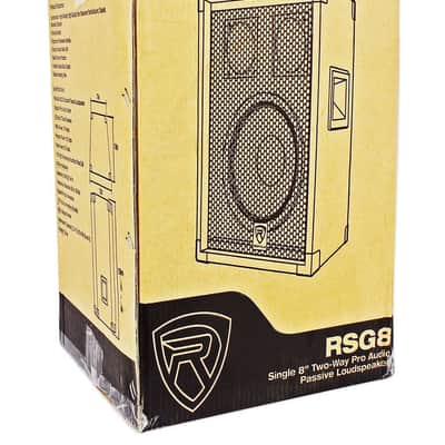 Rockville RSG8 8” 300 Watt 2-Way 8-Ohm Passive DJ/Pro PA Speaker, Pole Mountable image 2