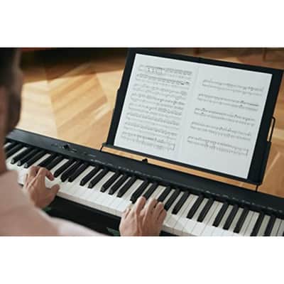 Casio CDP-S160 Portable Digital Piano with 88-Key Weighted Action, Sheet Music Stand, Power Supply, USB-MIDI and 10 tones, black (CDP-S160BK) image 5