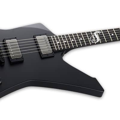 ESP James Hetfield Snakebyte Black Satin Electric Guitar + Hard Case B-Stock Made in Japan image 2