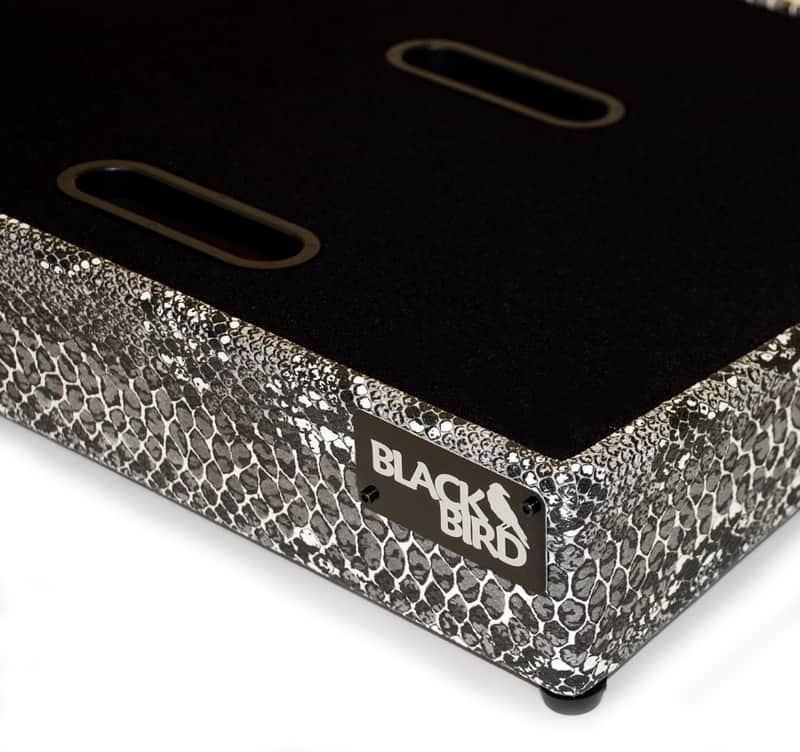 BLACKBIRD 15x30 PEDALBOARD - WAY COOL CUSTOM INDIGO PYTHON TOLEX - PEDALBOARD ONLY, NO CASE - NEW! image 1